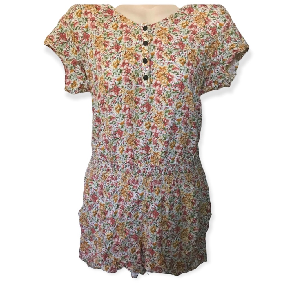 CUTE FLORAL ROMPER